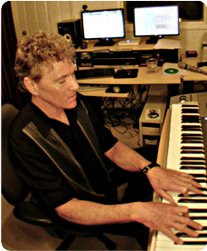 Danny Faragher in the Studio
