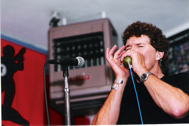 Danny Faragher performing
